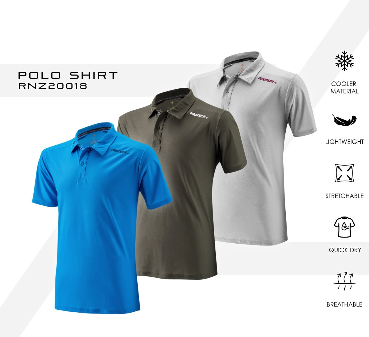 Protech Dryfit Collar Tournament Shirts | RNZ20018 |